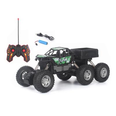 China Cross-country 6 wheel hobby children car 1:16 wheel model truck model rc car remote control climbing toys HC550391 for sale