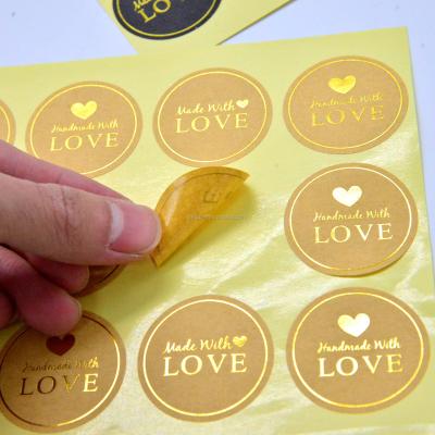 China Gold Foil Gold Foil Sticker Mounted Gold Sticker Gold Foil Labels for sale