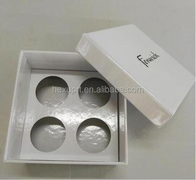 China Recycled Materials Customized 4 Pack Bath Bomb Cardboard Packaging Box With Lid for sale