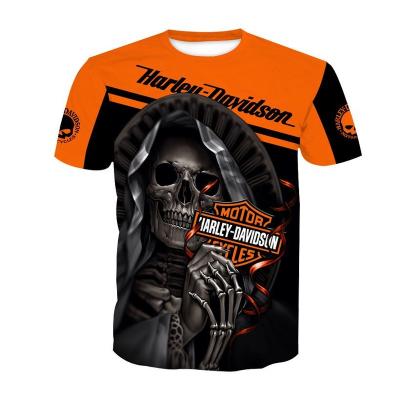 China Wholesale High Quality QUICK DRY Motorcycle 3D Oversize-T Shirt Digital Printing Graphic Short Sleeve Plus Size Mens T-Shirts for sale