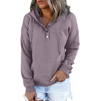 China QUICK DRY Custom Solid Cotton Pullover Plus Size Hooded Sweatshirt Women's Hoodies and Sweatshirts for sale