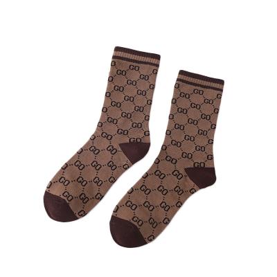 China Wholesale New Luxury Women's Socks Breathable Cotton Men's Short Cotton G Socks Custom Happy Funny Designer Socks Famous Brand for sale