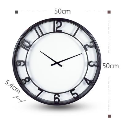 China 2021 Style Modern Design Home Decoration Simple Round Large Wall Clock for sale