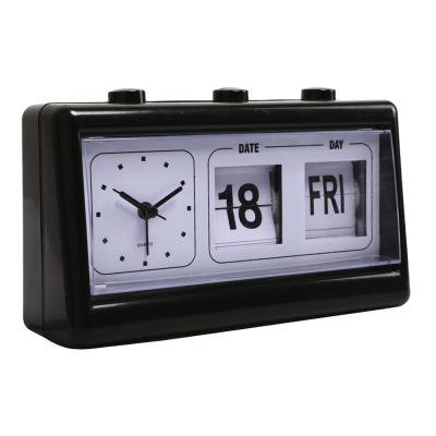 China Dementia Style Day Antique Digital Wall Clock Modern Desk And Table Clocks With Day And Date for sale