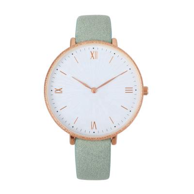 China OEM Waterproof Minimalist Simple Leather Wrist Watch Women Custom Watch for sale