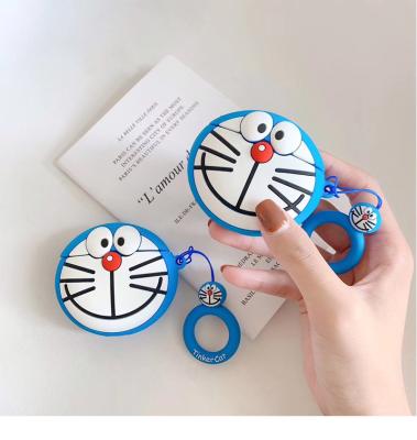 China For Doraemon 3D Cartoon Cute Wireless Earphone Silicone Earphone Lanyard Filling Case For Apple AirPods 1 Pro Earphone Bag 2 Accessories for sale