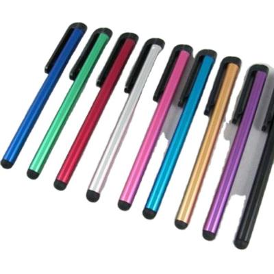 China 11 Colors Mobile Phone Metal Screen Handy Pen Aluminum Capacitive Stylus Pen Touch Pen for iPad iPhone Samsung Huawei Mobile Phone Tablet for sale