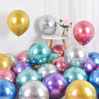 China Popular AIMI Party Balloon 12 Inch 2.8g Latex Balloon Chrome Metallic Balloon For Wedding Birthday Valentines Day Party Decoration for sale