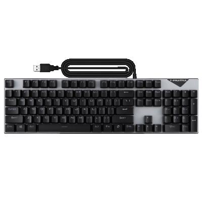 China New Products Mechanical Trending Black Waterproof Usb Wired 104 Key RGB Mechanical Gaming Keyboard for sale