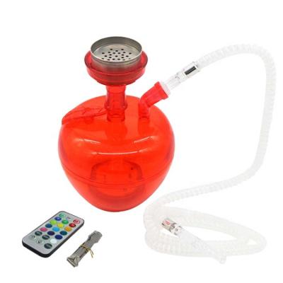 China Portable Lounge / Bar / Party SY Apple Shape Plastic Hookah Set Shisha Set for sale