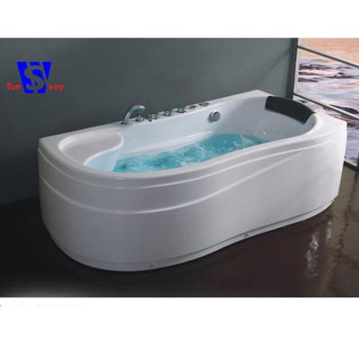 China Hotel/Family Modern Design ABS Whirlpool Corner Massage Bathtub 170x120x72cm for sale