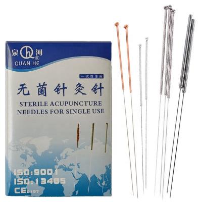 China Chinese Wholesale Factory Price Disposable Sterile Acupuncture Needles Body Dry Needling Agujas de Acupuntura for sale