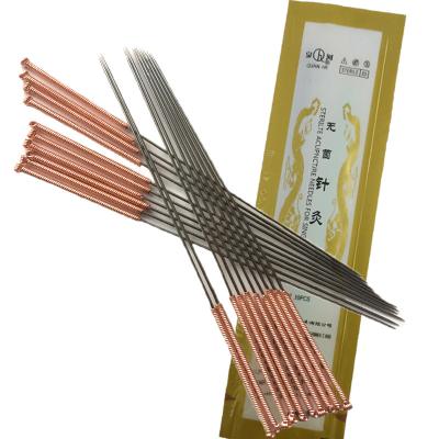 China Body Maker Copper Handle Thickened Acupuncture Needles Disposable Dry Teasing Agulhas Para Acupuntura 200pcs/box for sale