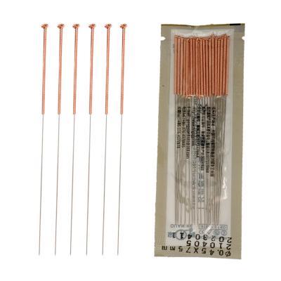 China Body QUAN IL wholesale with needle 200 pcs Disposable Sterile Acupuncture Needles Chinese Painless Dry / Without Tube Copper Handle Wholesale for sale