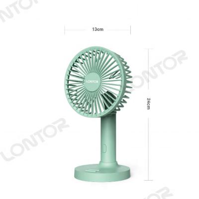 China Mini Desktop Portable Rechargeable Electric Fan Table Fan Phone Holder LONTOR MF022-4.5 Inches for sale