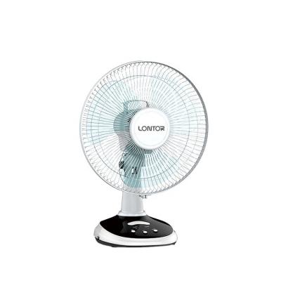 China LONTOR CTL-CF025-12 hotel rechargeable table fan for sale