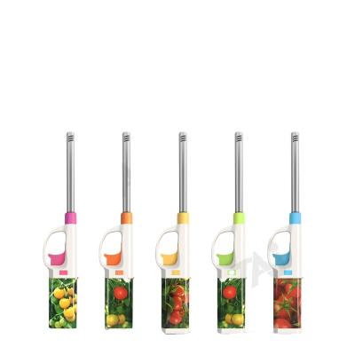 China Factory Refillable Chinese Supply Utility Lighter For Kitchen BBQ With Safety for sale