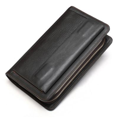 China Designer Luxury Anti-theft Custom Logo Geniune Leather Men&'s S Wallets Card Holder Billetera for sale