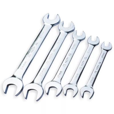 China Steel Chrome Vanadium Motor Electrophoresis Spanner Open Ended Spanner Double Combination Wrench Spanner Set for sale