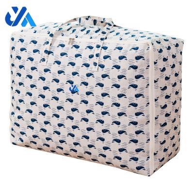 China Behind The Doors/On Walls Dolphin Storage Bag Fabric With Reinforced Zippers And Handles Moving Tote Smell Free Under Bed Organizer For Clothes Blankets for sale