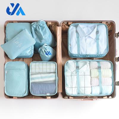 China Behind Doors/On The Walls Wholesales 8 Pack Clothes Storage Closet Organizers Storage Containers With Durable Handles Thick Fabric For Comforter Covering for sale