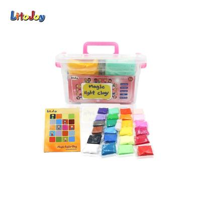 China LitoJoy Clay Modeling Dough, 24 Colors, Candy 15g Pack 16.5*11.5*21cm for sale