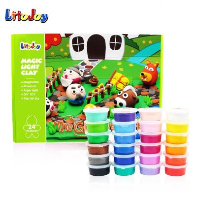 China LitoJoy Educational DIY Toy Modeling Air Dry Light Clay MLC - S001 for sale