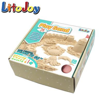 China For Fun LitoJoy 1kg Indoor Play Liquid Sand Set For Family Fun for sale