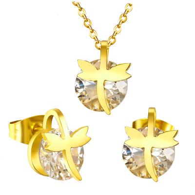 China Stainless Steel Gold Jewelry Dubai Lead Free Nickel Free Jewelery Set Beautiful Jewelery Set Designs for sale