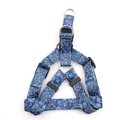 China Factory New Style Custom Fashionable DETACHED Sublimation Polyester Cute Dog Harness for sale