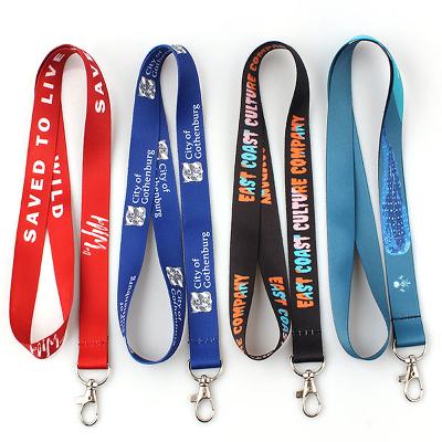 China Wholesale Fashion Custom Logo Sublimation Polyester Exhibition Event Neck Lanyards Free for sale