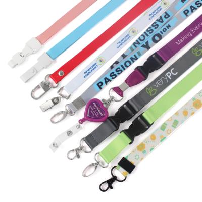 China Fashion Custom Sublimation Printed ID Card Lanyard Holder Polyester Lanyards for sale