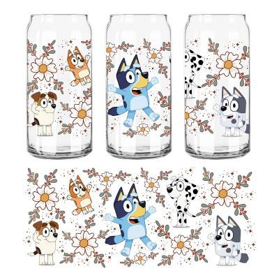 China Eco-friendly designs custom uv dtf cup wrap transfers 40 oz tumbler libbey glass can mug iv dtf cup wraps for sale