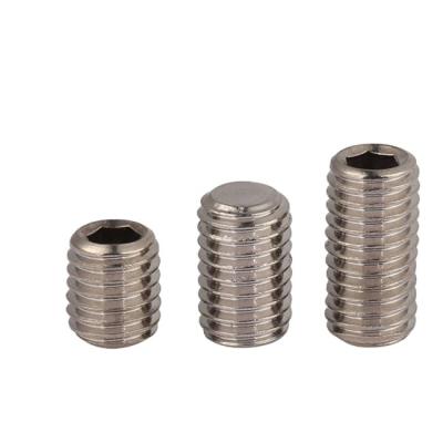 China China hot sale high quality flat worm headless hollow set screw m8 m9 m10 for door handle assembly for sale