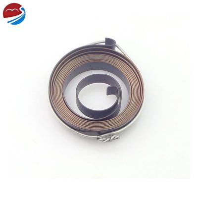 China Custom Durable Retractable Flat Coil Volute Large Cable Clock Spiral Coil Spring for sale