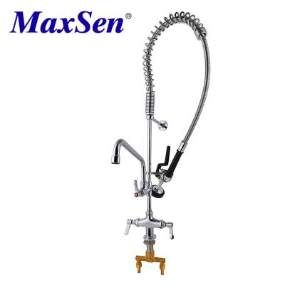 China Modern High Quality Deck Mount Commercial Dishwasher Shower Pre Rinse Kitchen Faucet Sink Tap for sale