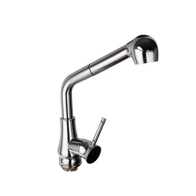 China Modern Design WaterMark Patented Chrome Plating Pull Down Kitchen Sink Faucet For Sale for sale