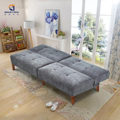 China OEM Two Seater Stretch Fabric EONJOY Sofas Chair Recliner Modern Folding Living Room Sofa Cum Bed for sale