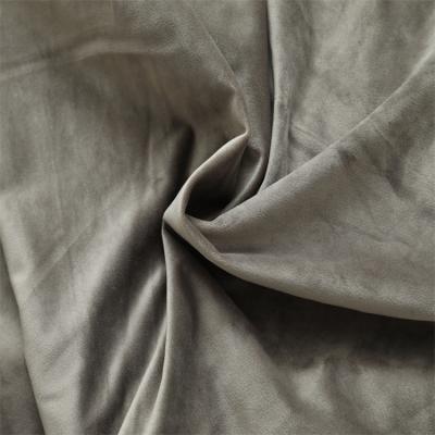 China Breathable Soft Microfiber Curtain/Sheet/Clothing/Sofa Cover Polyester Velvet Fabric for sale