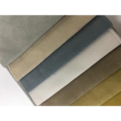 China Factory Price Shrink-Resistant Waterproof Furniture Auto Upholstery Faux Suede Fabric for sale