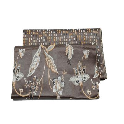 China Stain Breathable Fashion Fabric Jacquard Sofa Accessories Decorative Fabrics for sale