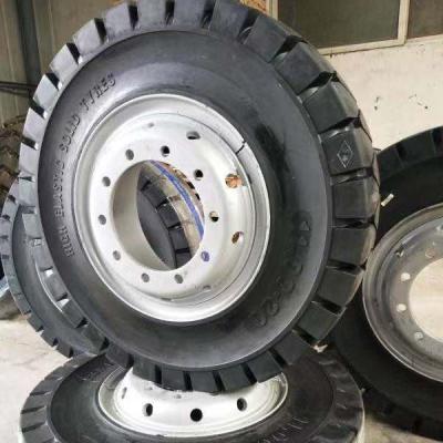 China Natural Rubber 12.00-20 New Solid Tires for Heavy Duty Trucks for sale