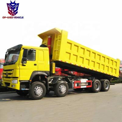 China 8x4 Sand Transport Dump Truck Dimension 6 - 8L for sale