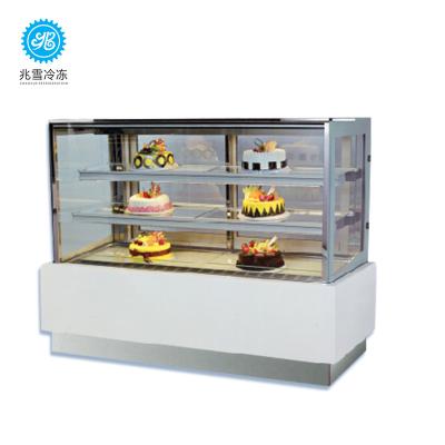 China Commercial Used Display Sandwich Prep Table Eco - Friendly Refrigerated Commercial Display Cake Fridge Showcase for sale