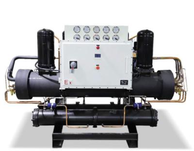 China Industrial Cooling Solutions Screw Water Cooled Chiller, Water Cooled Water Chiller, Water To Water Chiller for sale