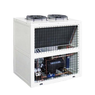 China Small Condensing Air Cooler Unit Air Cooler V-Type Box Unit Small Easy Condensing Condensing Air Cooler for sale