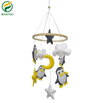 China Customize Eco - Friendly Wooden Hanging Crib Toys Baby Mobile For Crib for sale