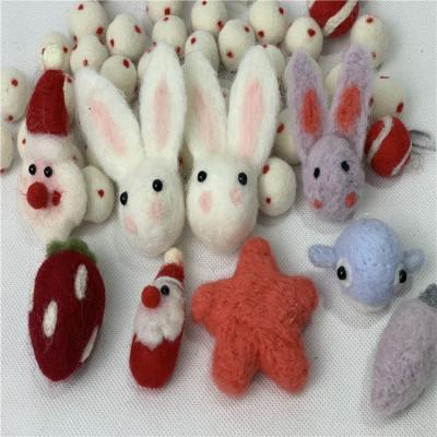 China Eco - Friendly Finished Lovely Animal Handmade Needle Felt Woolen Stuffed Animal Felt Mouse for sale