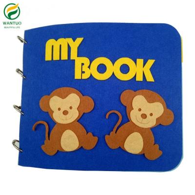 China Eco-friendly Cheap Soft Baby Activity Felt Book Education Memory Toys Handmade Quiet Book for sale