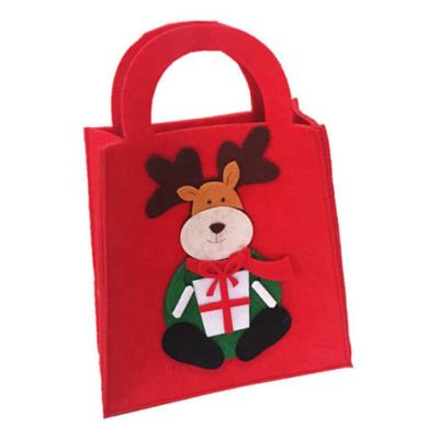 China Factory Direct Sale Christmas Candy Bag Eco - Friendly Handmade Felt Christmas Felt Crafts for sale